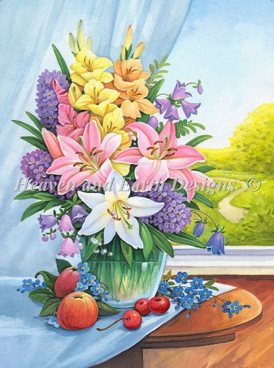 Diamond Painting Canvas - Mini Table Florals - Click Image to Close
